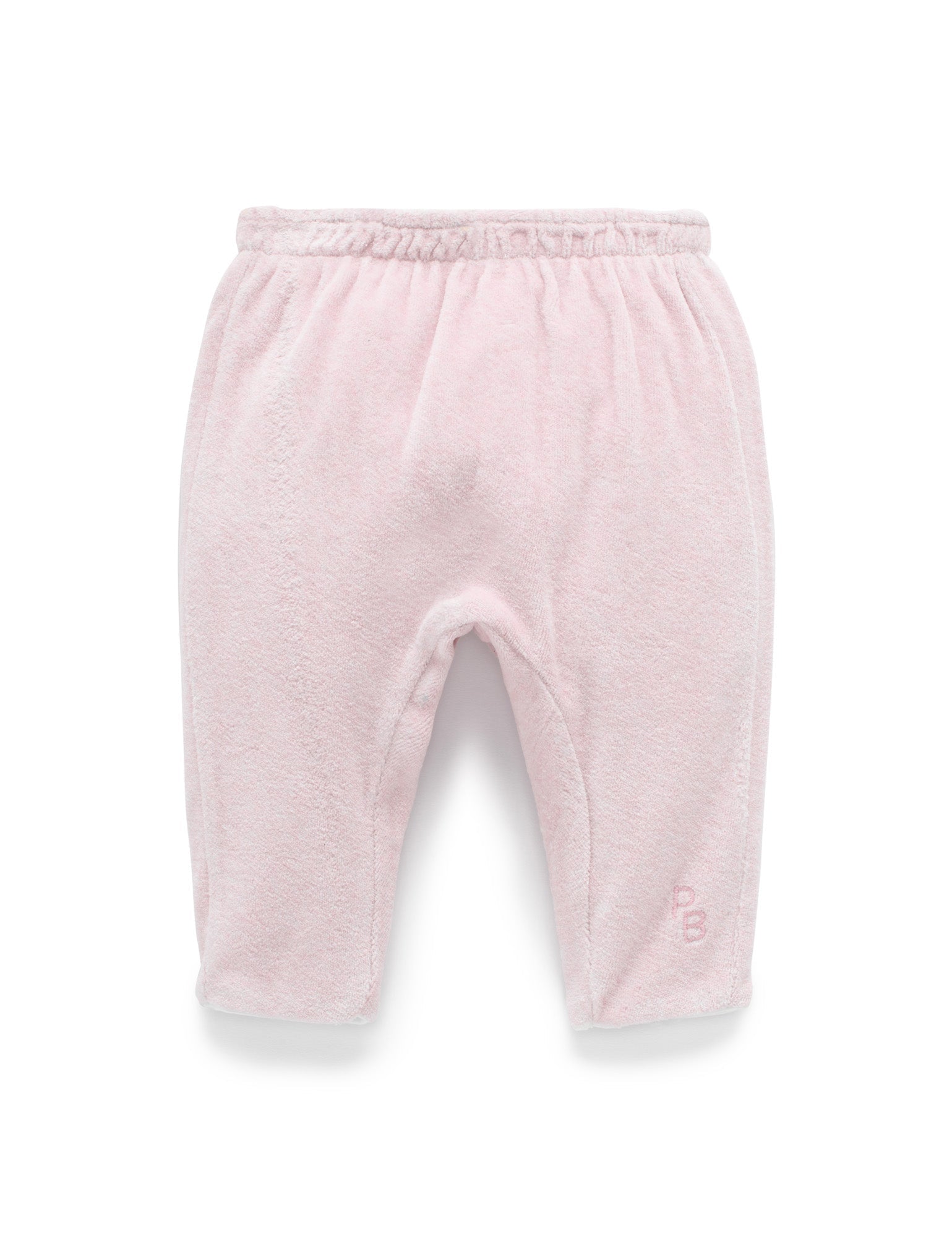 Velour Softy Pant - Soft Pink Melange