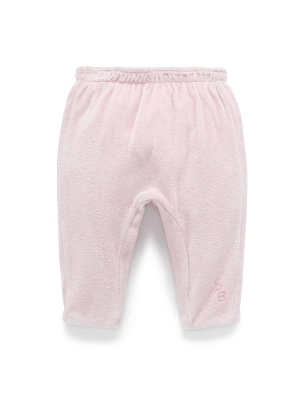 Velour Softy Pant - Soft Pink Melange
