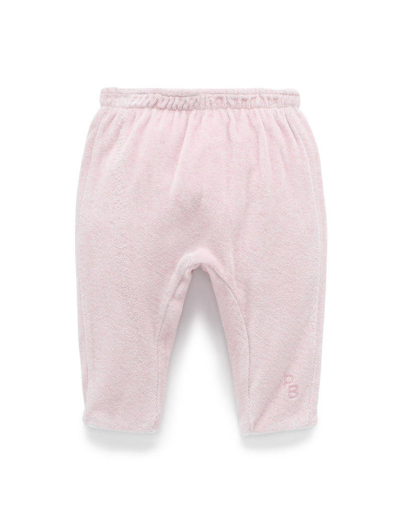 Velour Softy Pant - Soft Pink Melange