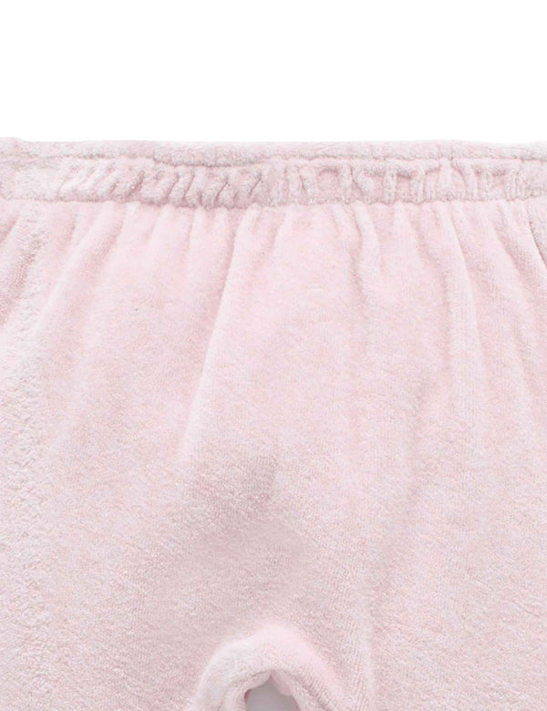 Velour Softy Pant - Soft Pink Melange