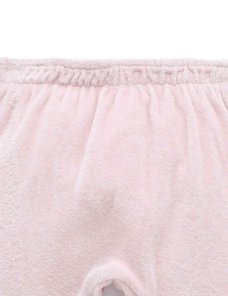 Velour Softy Pant - Soft Pink Melange