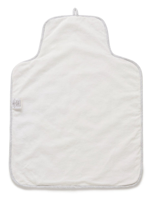 Quilted Change Mat - Pale Grey Melange