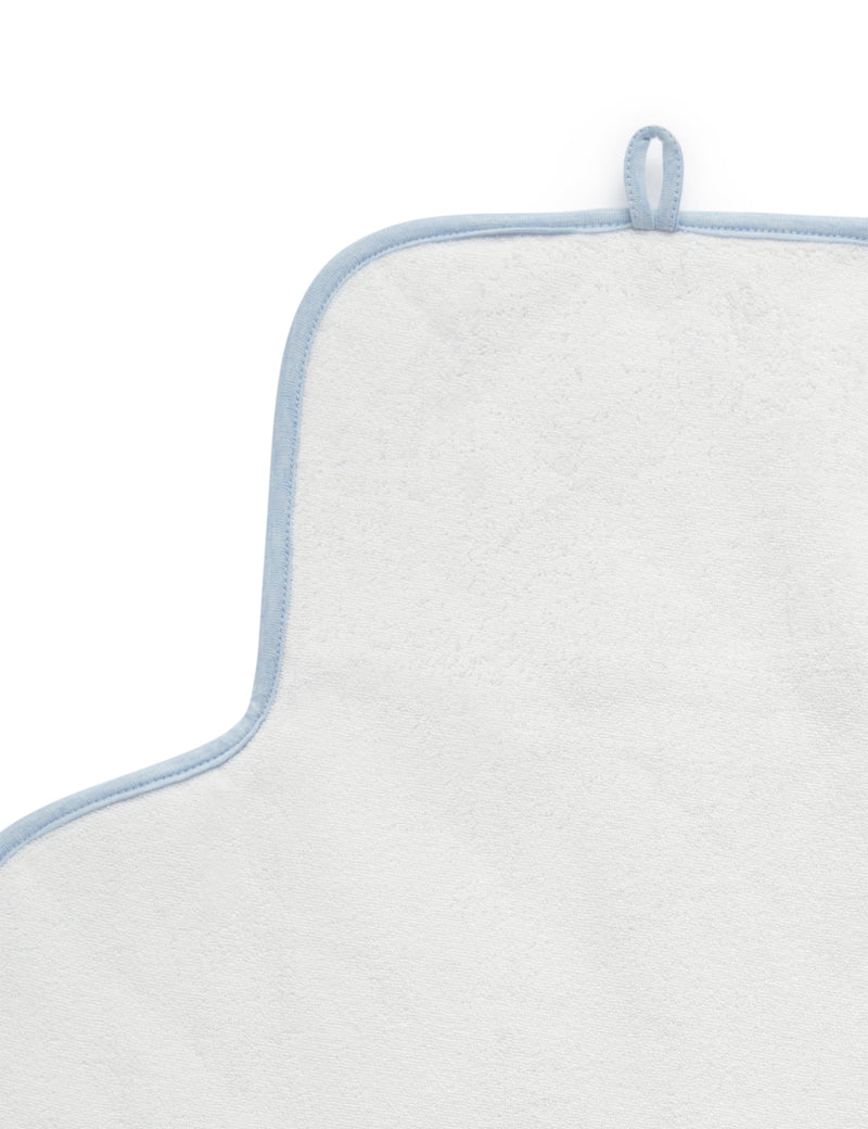 Quilted Change Mat - Soft Blue Melange