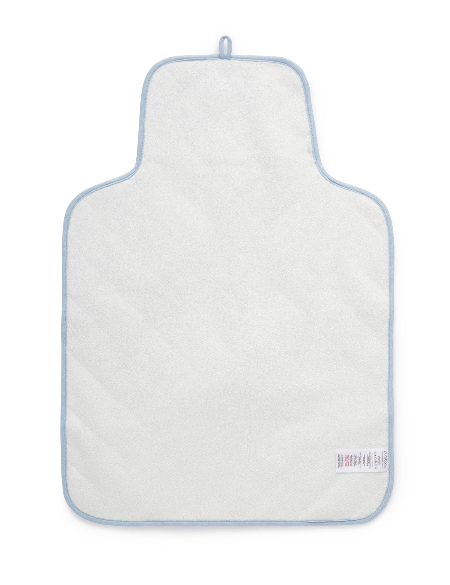Quilted Change Mat - Soft Blue Melange