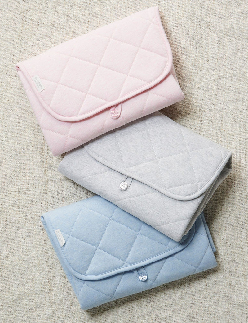 Quilted Change Mat - Soft Pink Melange