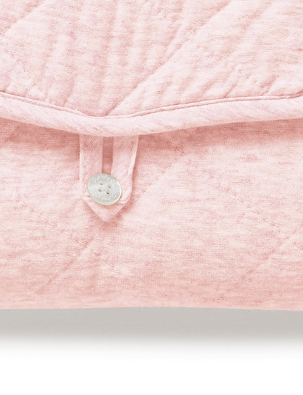 Quilted Change Mat - Soft Pink Melange
