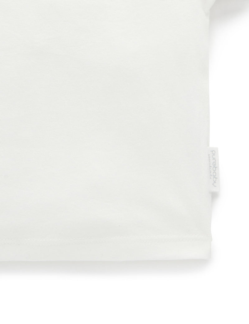 Essential Newborn Tee - Vanilla