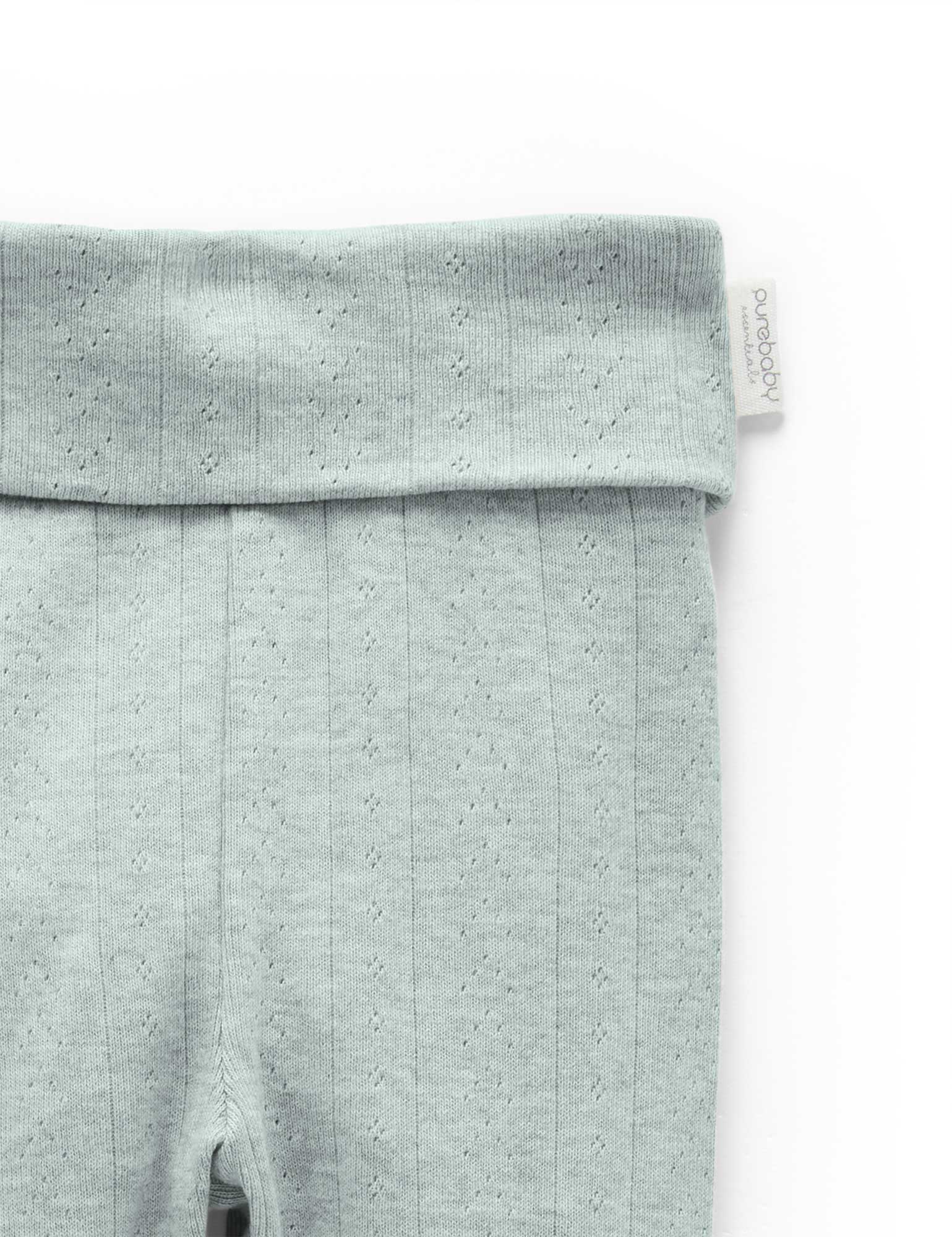 Ess Pointelle Legging - Fern Melange