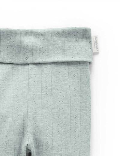 Ess Pointelle Legging - Fern Melange