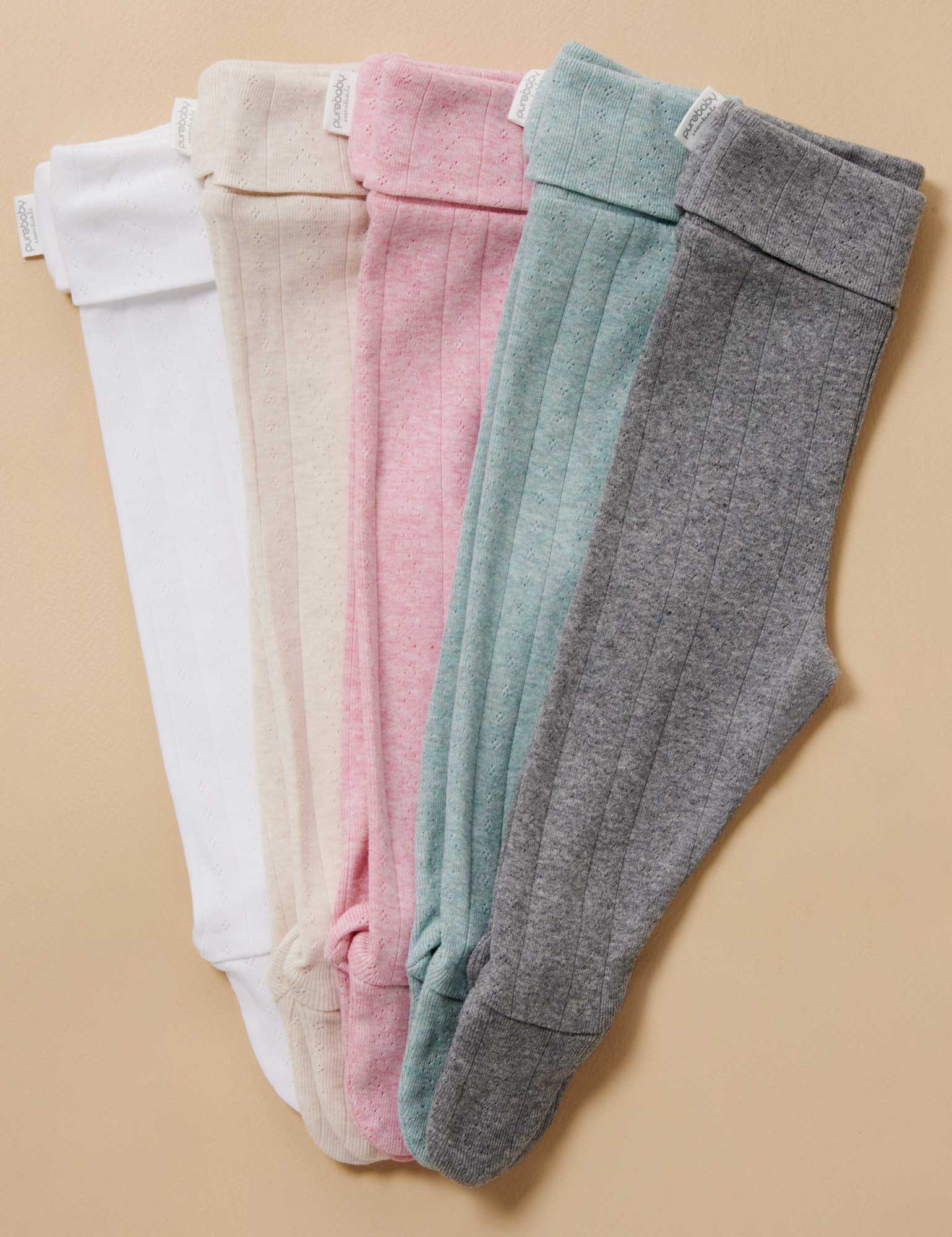 Ess Pointelle Legging - Peony Melange