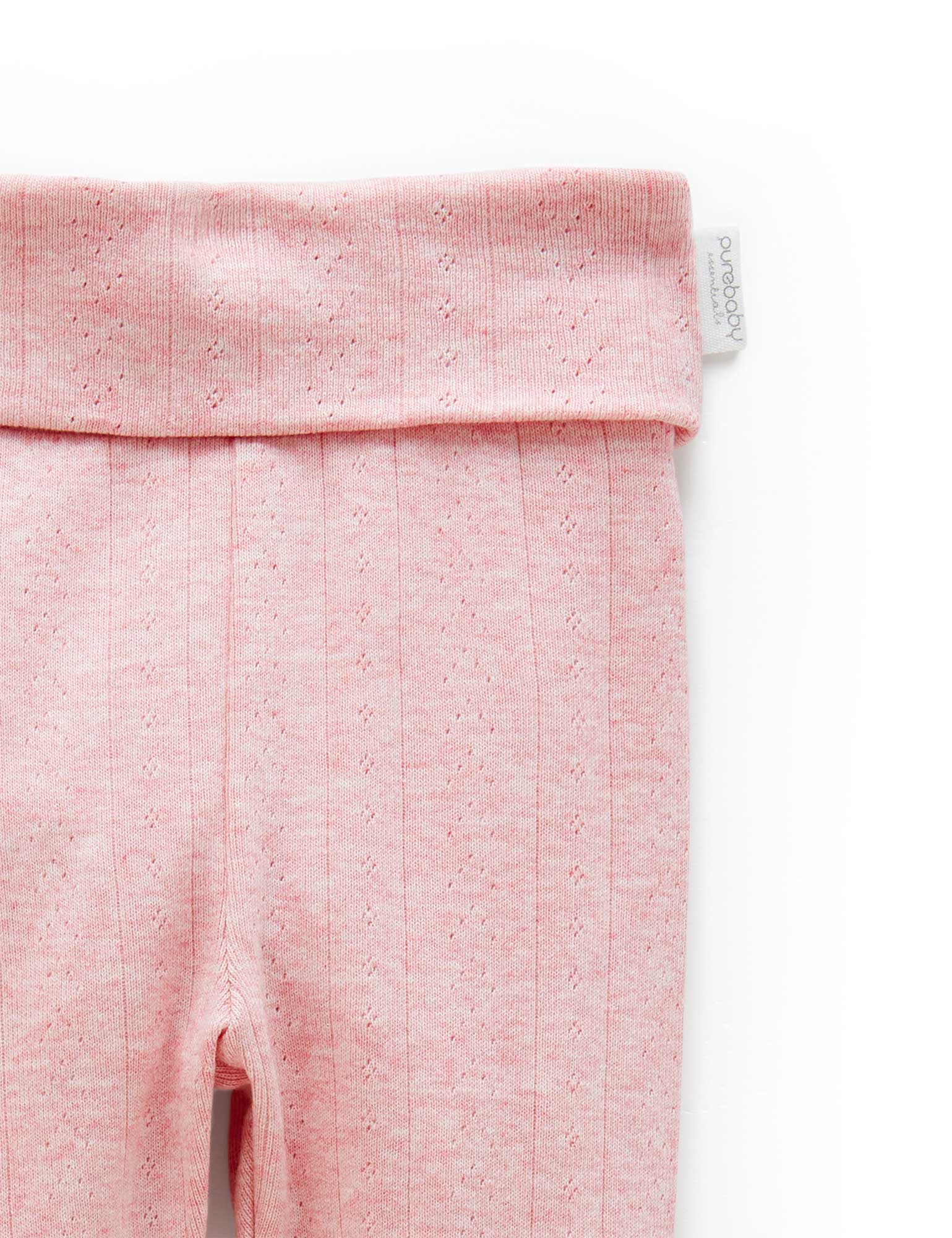 Ess Pointelle Legging - Peony Melange
