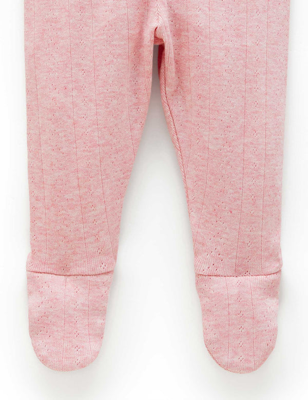 Ess Pointelle Legging - Peony Melange