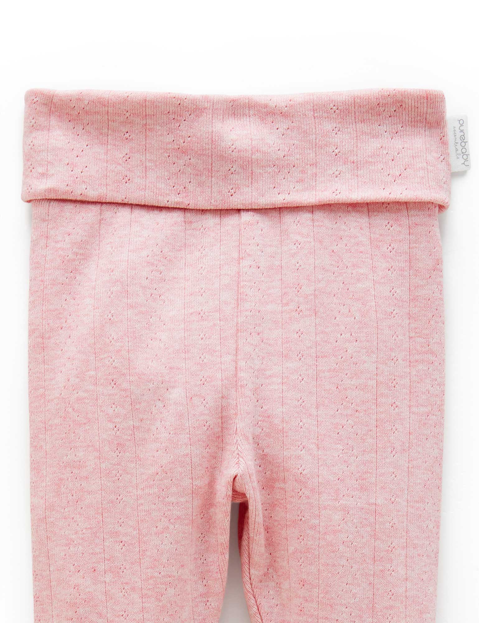 Ess Pointelle Legging - Peony Melange