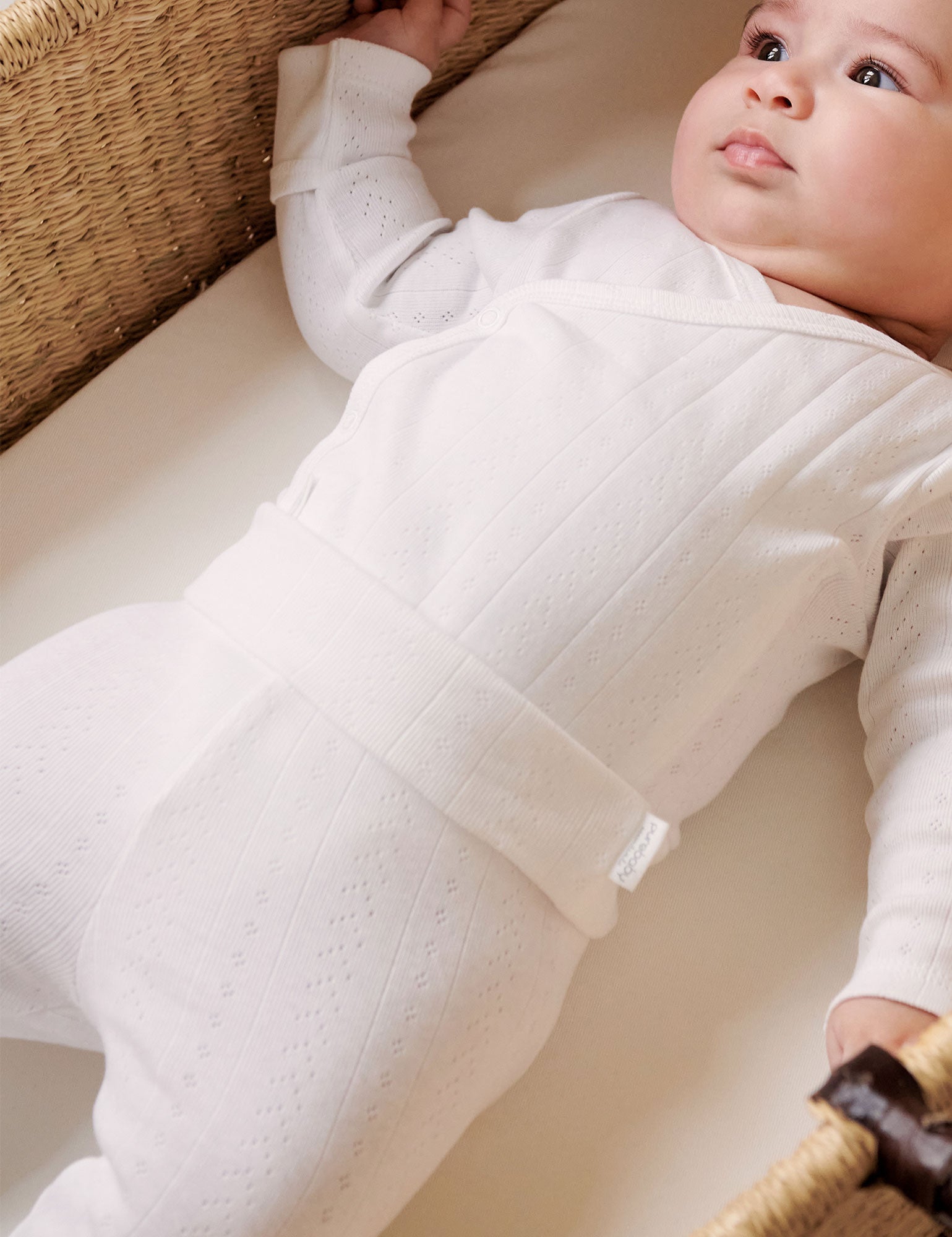 Ess Pointelle Legging - White