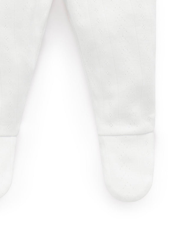 Ess Pointelle Legging - White