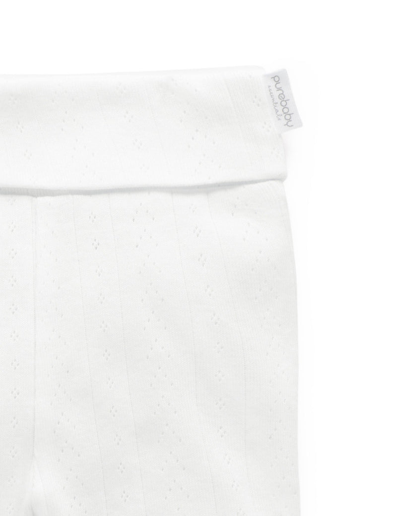 Ess Pointelle Legging - White