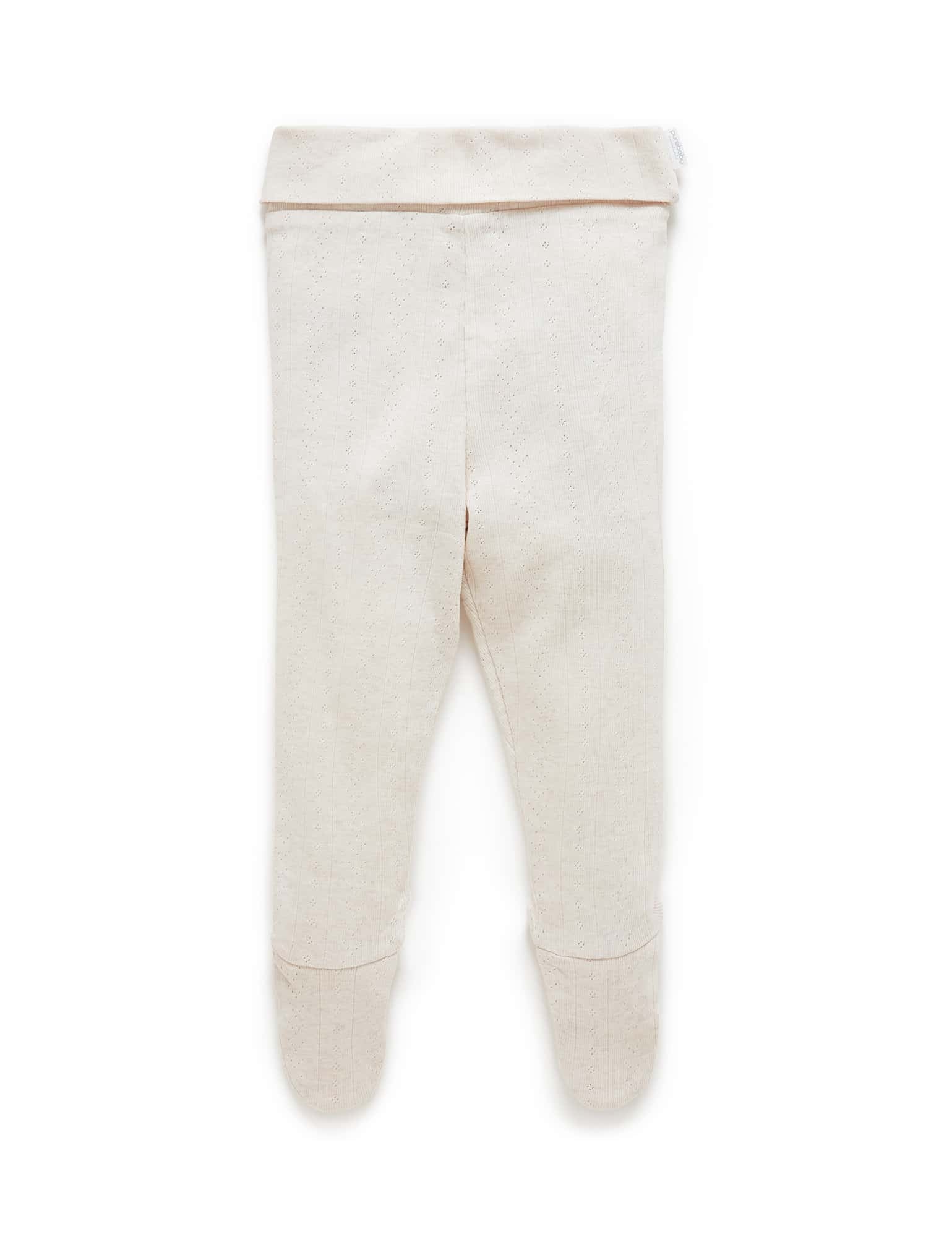 Ess Pointelle Legging - Wheat melange