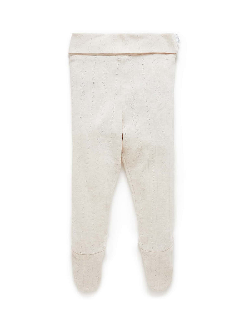 Ess Pointelle Legging - Wheat melange