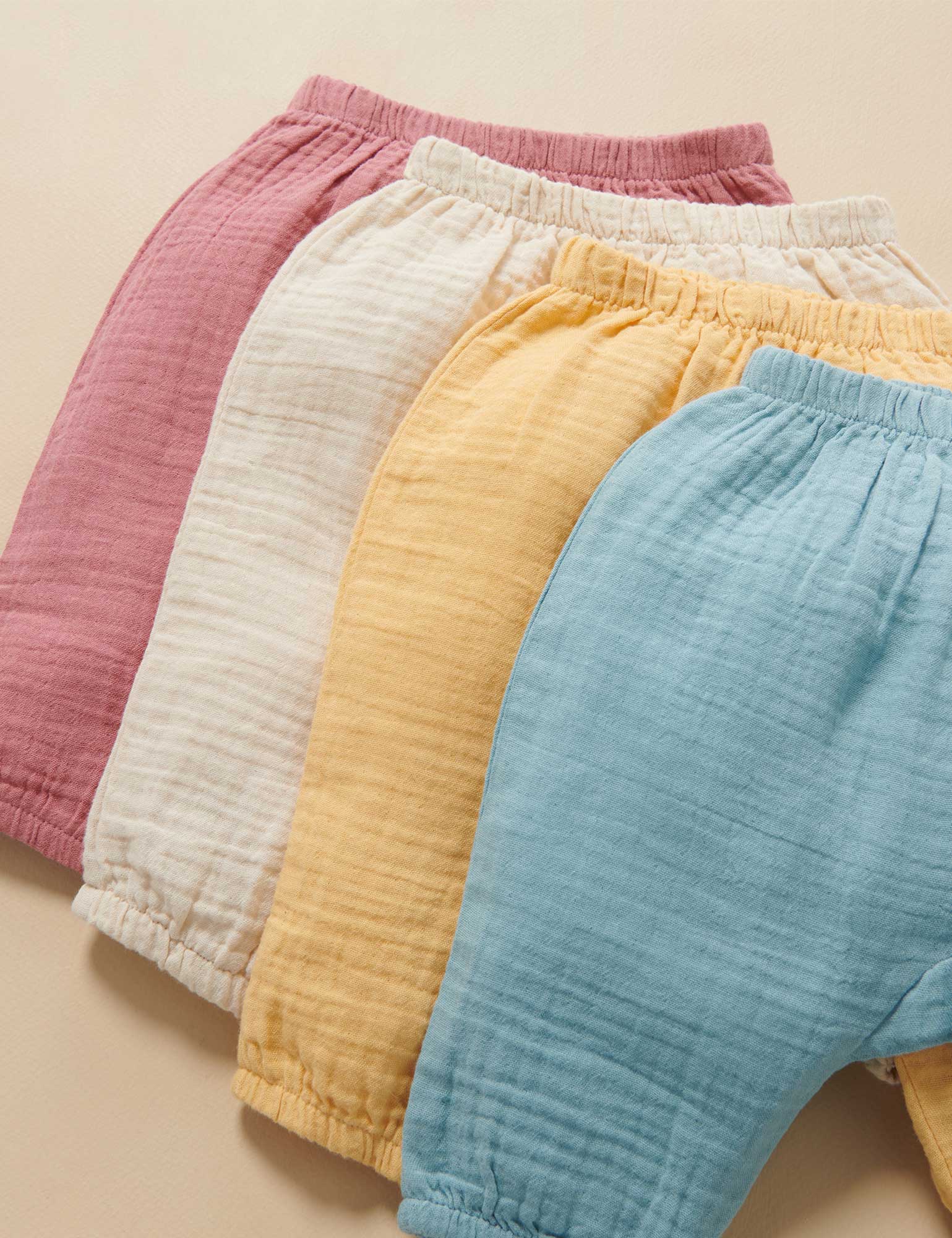 Crinkle Slouch Pants - Crabapple