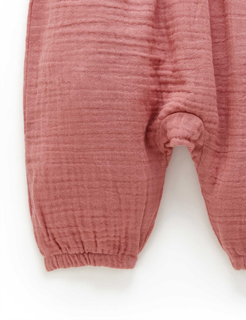 Crinkle Slouch Pants - Crabapple