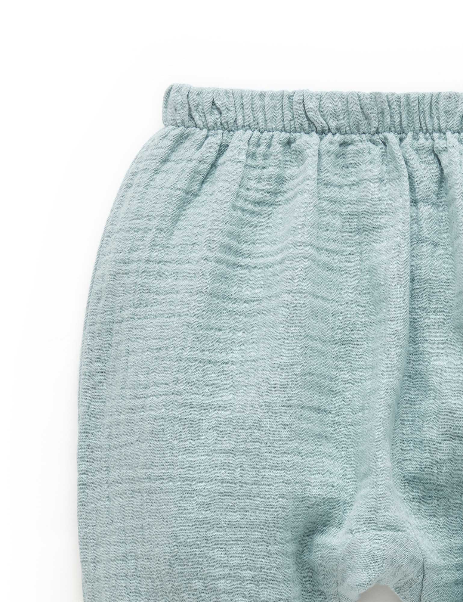 Crinkle Slouch Pants - Sage