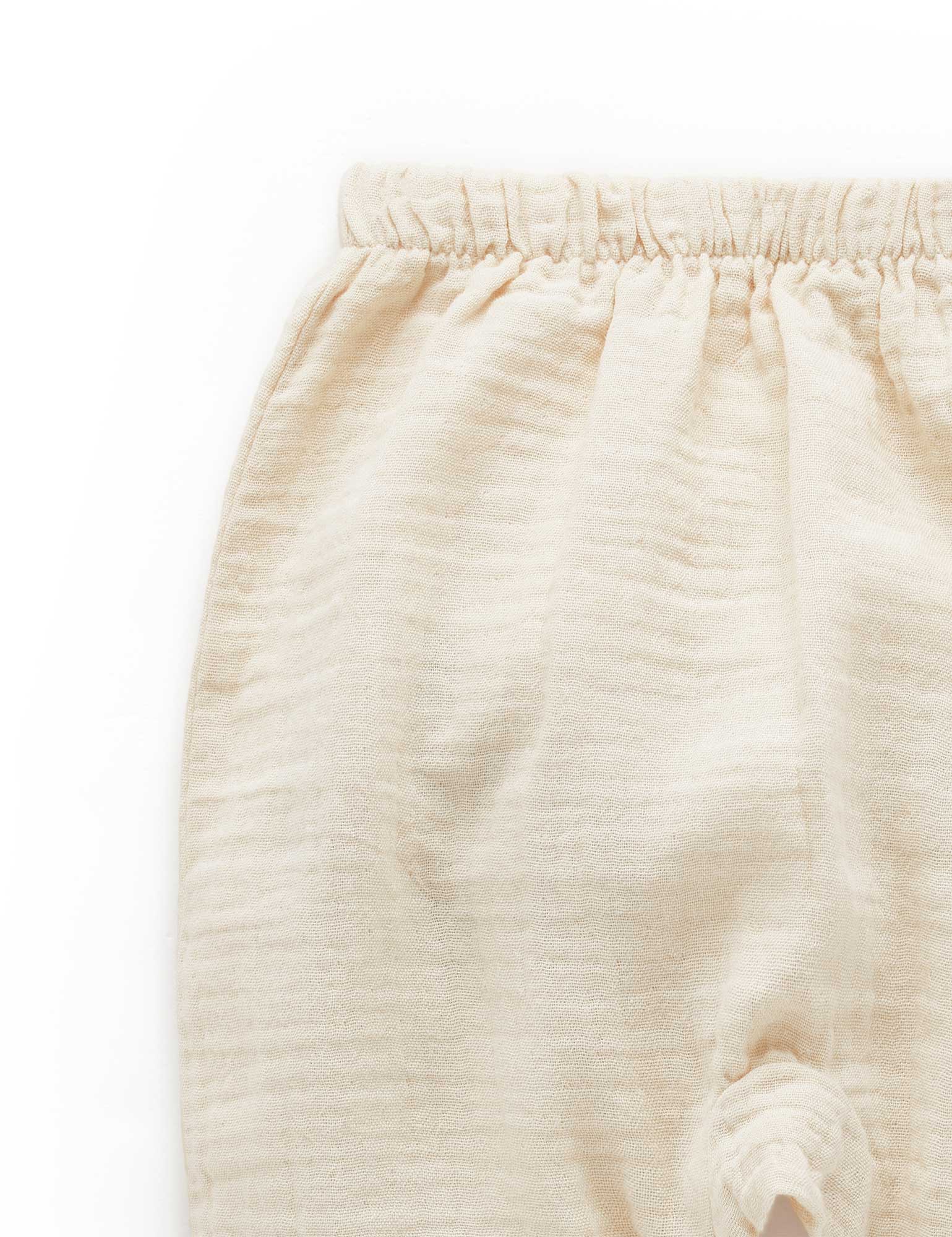 Crinkle Slouch Pants - Wheat