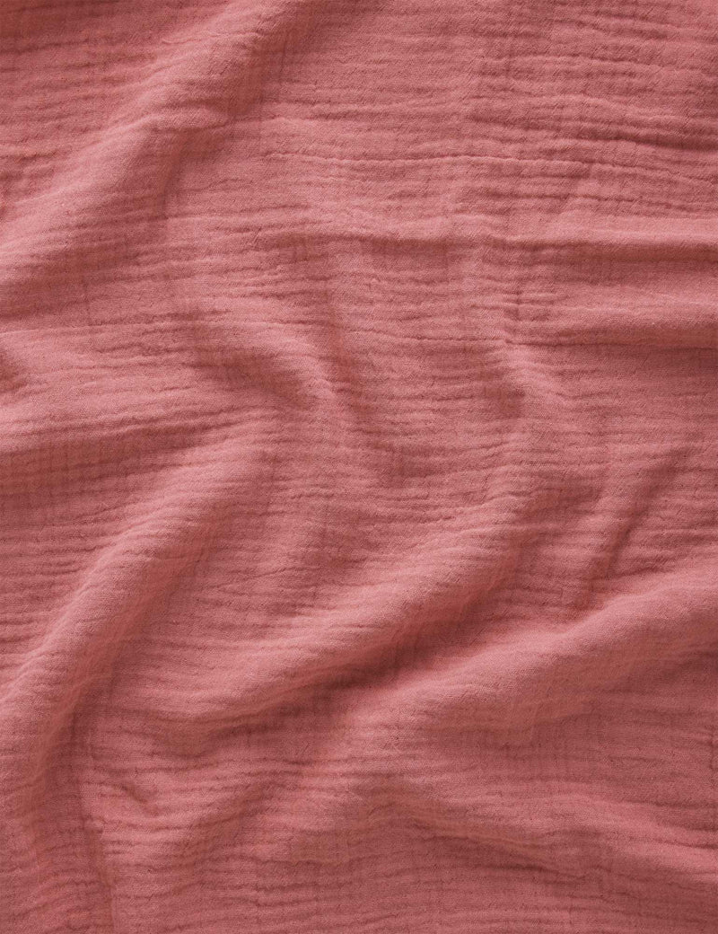 Crinkle Cotton Wrap - Crabapple