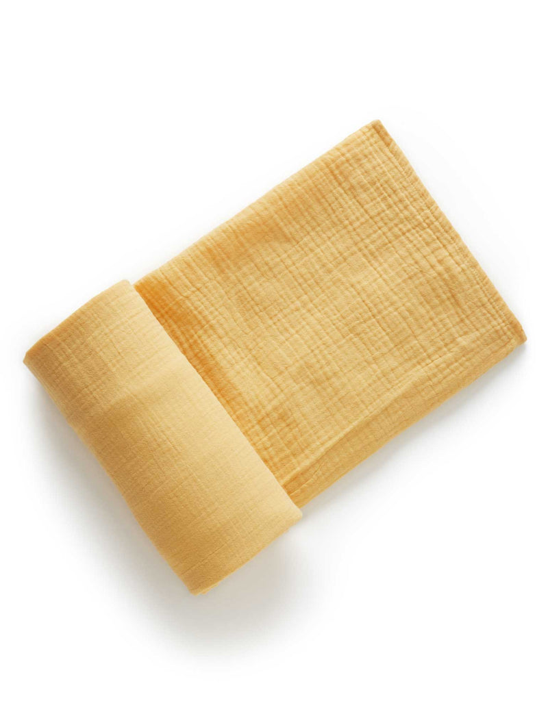 Crinkle Cotton Wrap - Gold