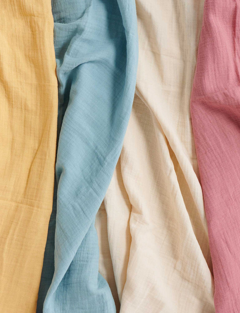 Crinkle Cotton Wrap - Wheat
