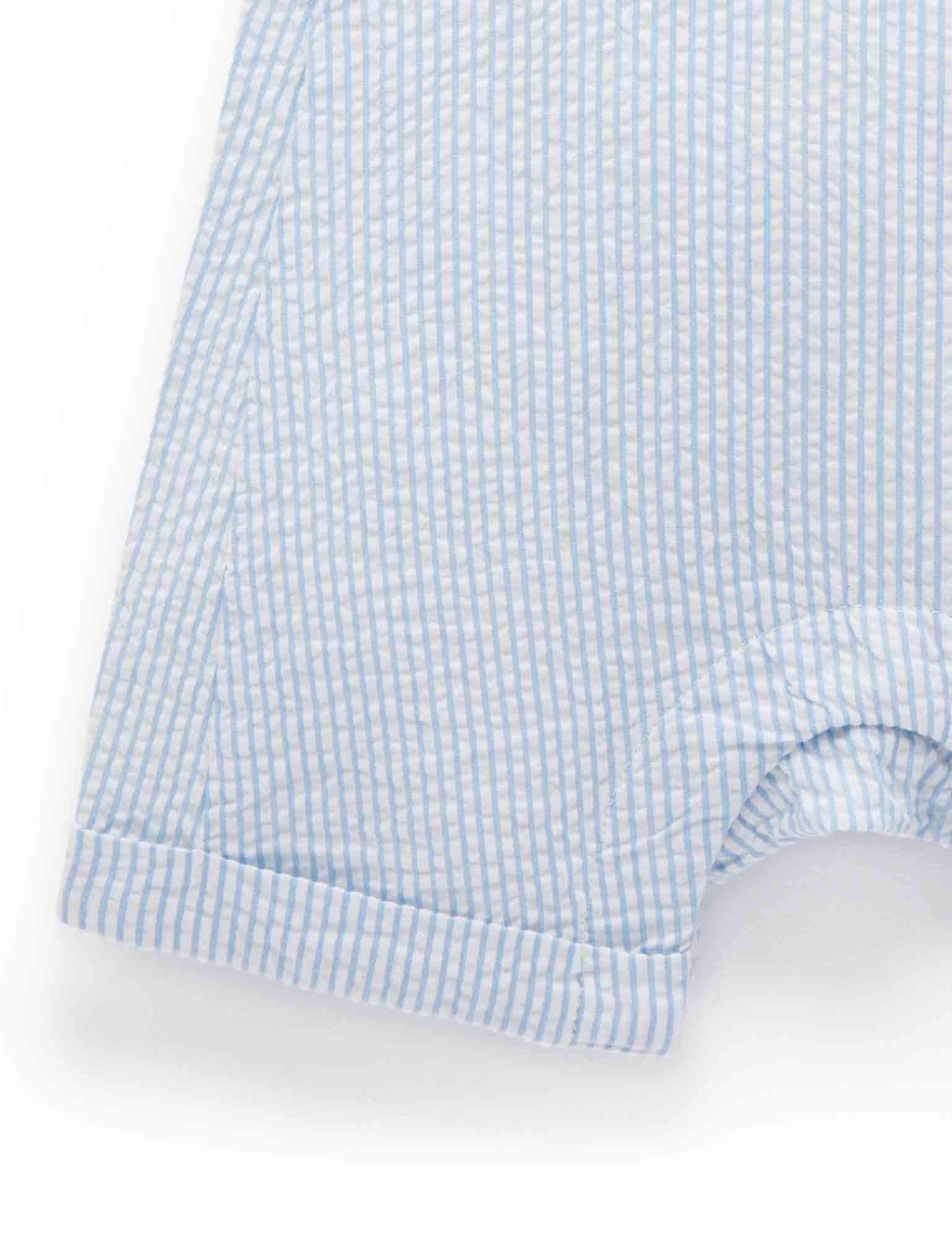 Stripe Overall - Coastal Blue Stripe