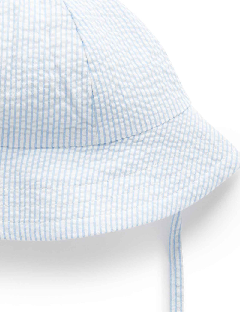 Stripe Sunhat - Coastal Blue Stripe
