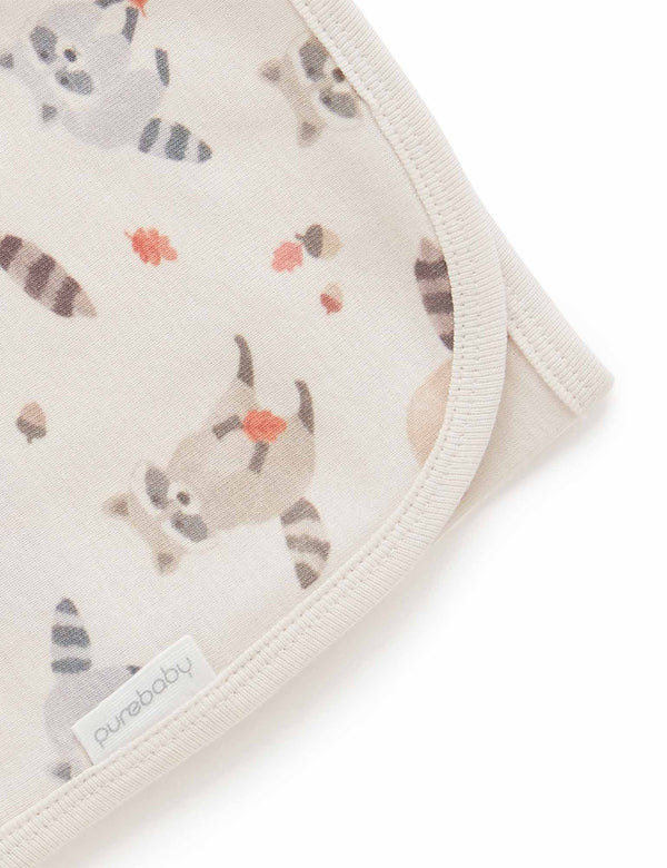 Printed Bunny Rug - Little Raccoon Print