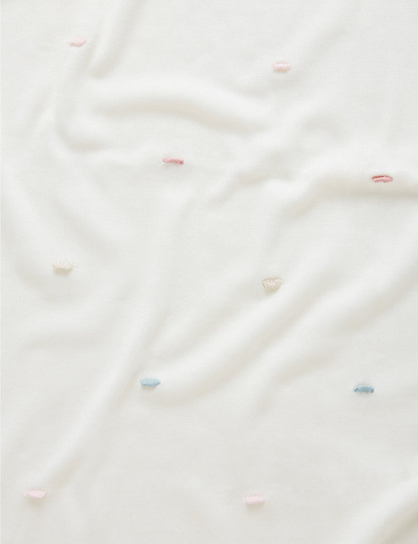 Polka Dot Blanket - Vanilla Pink