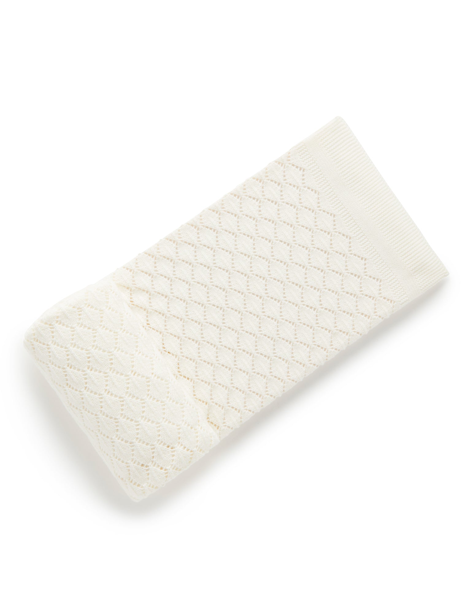 Eyelet Blanket - Vanilla
