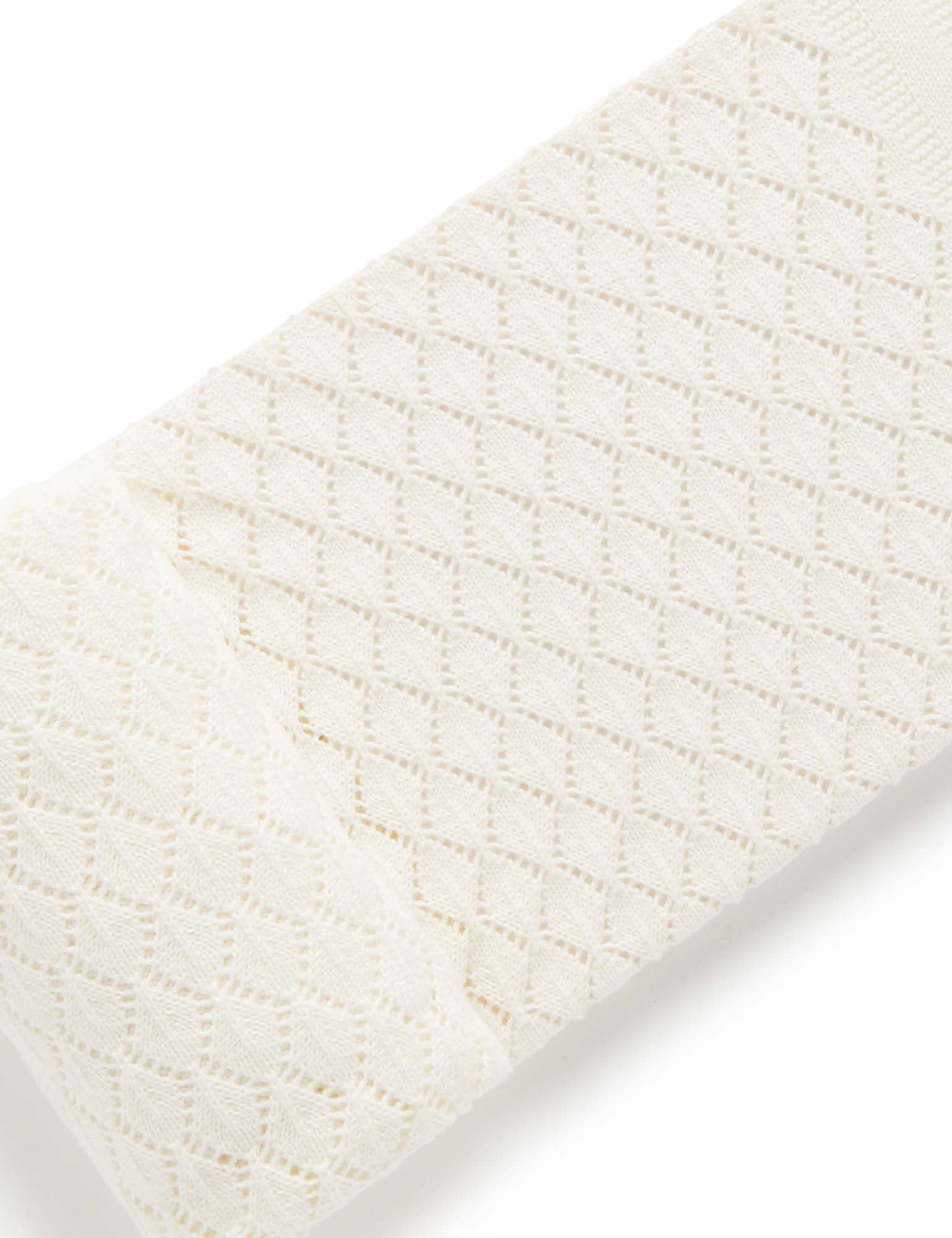 Eyelet Blanket - Vanilla