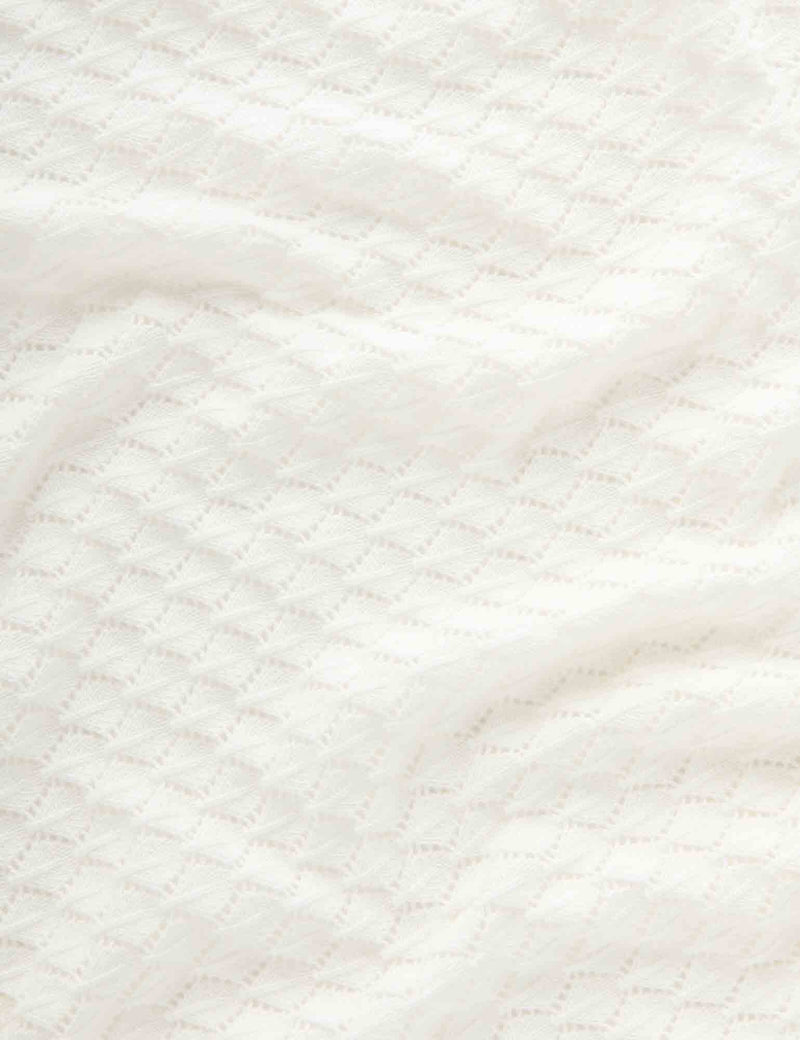 Eyelet Blanket - Vanilla