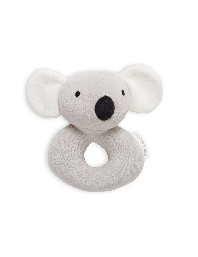 Koala Rattle - Light Grey