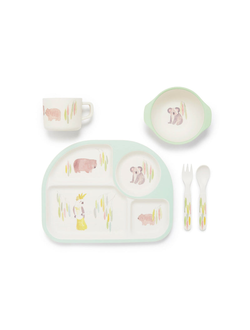 Dinnerware Set-Australiana - Australian Animals Print