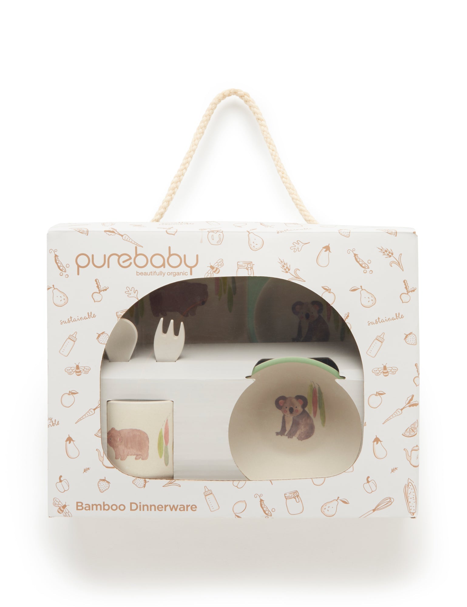 Dinnerware Set-Australiana - Australian Animals Print