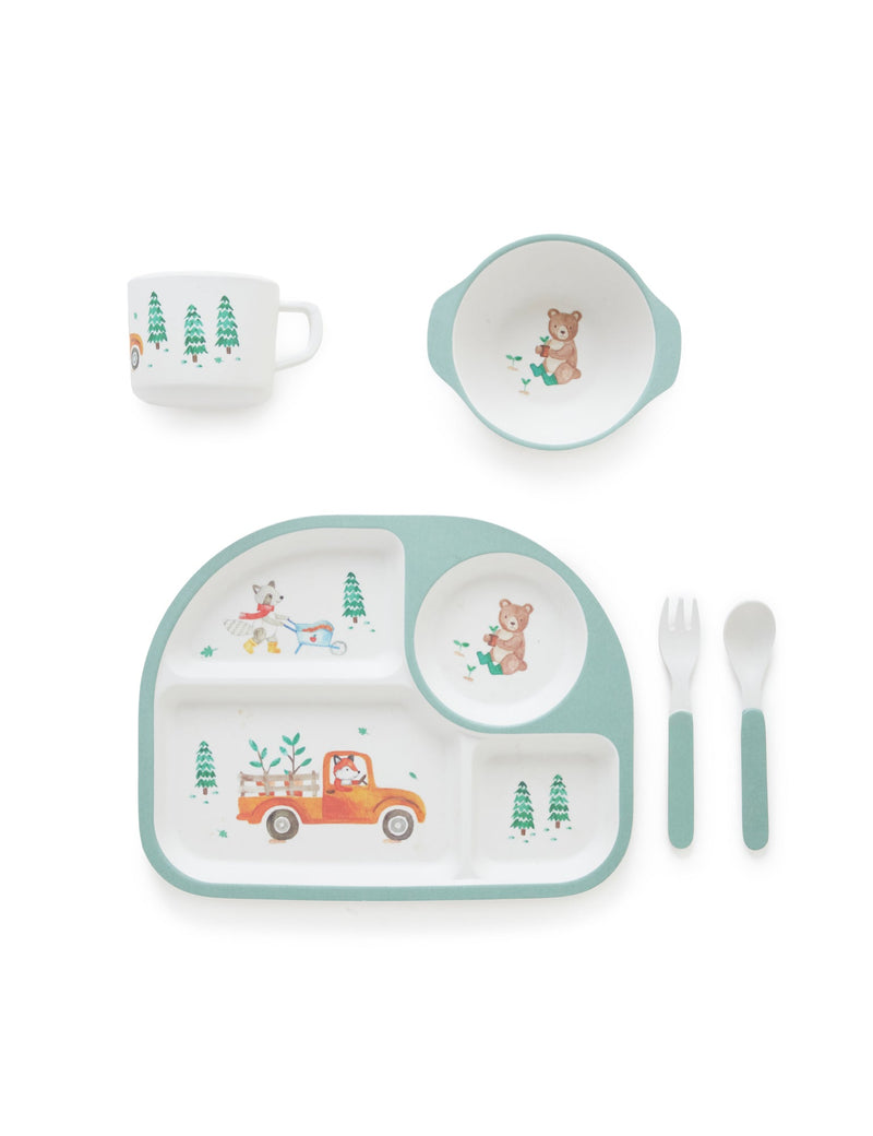 Dinnerware Set- Truck - Multi Coloured