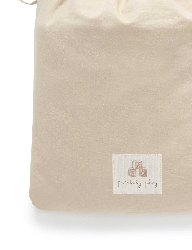 Quilted Play Mat - Camel Melange