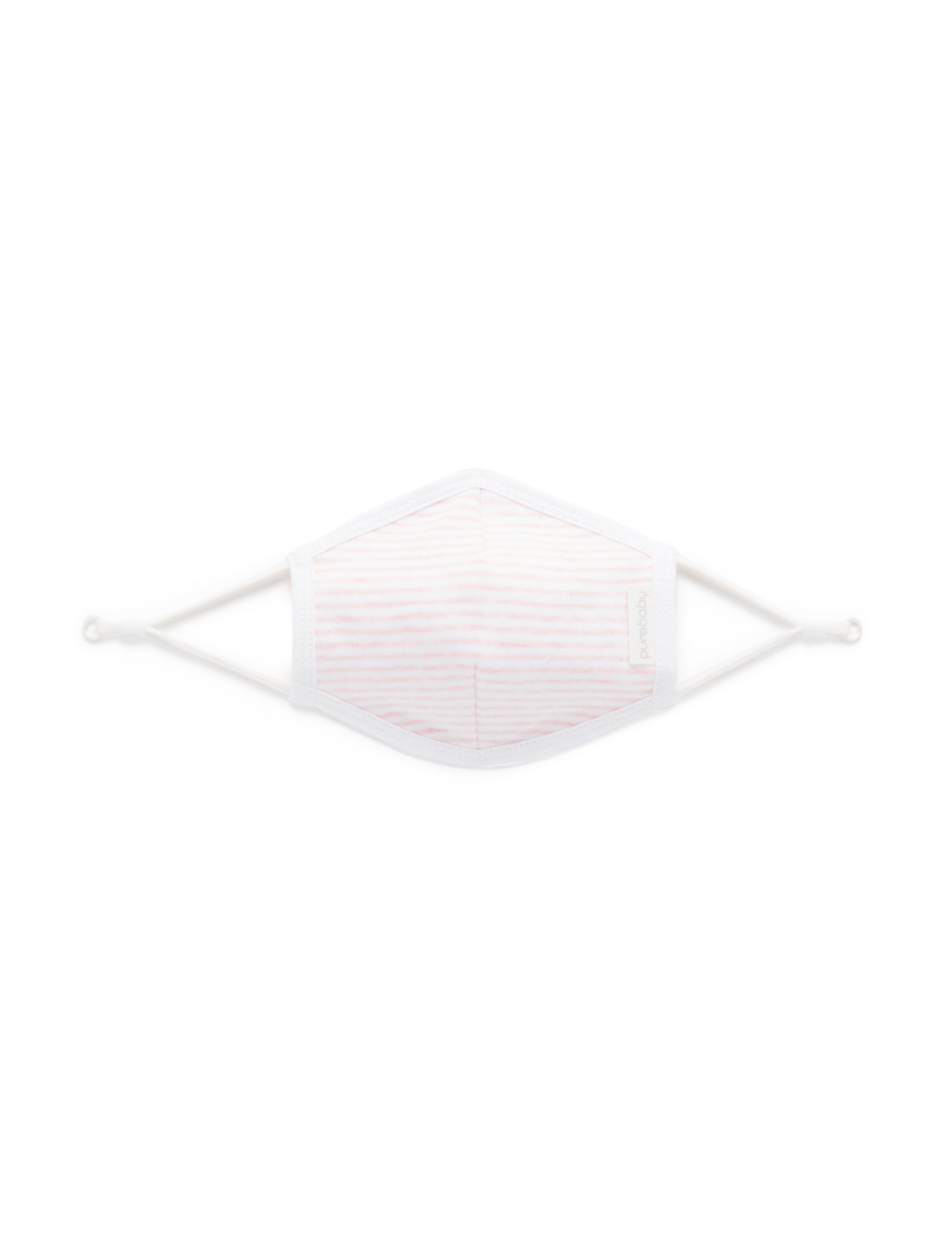 Kids Mask - Pale Pink Melange Stripe