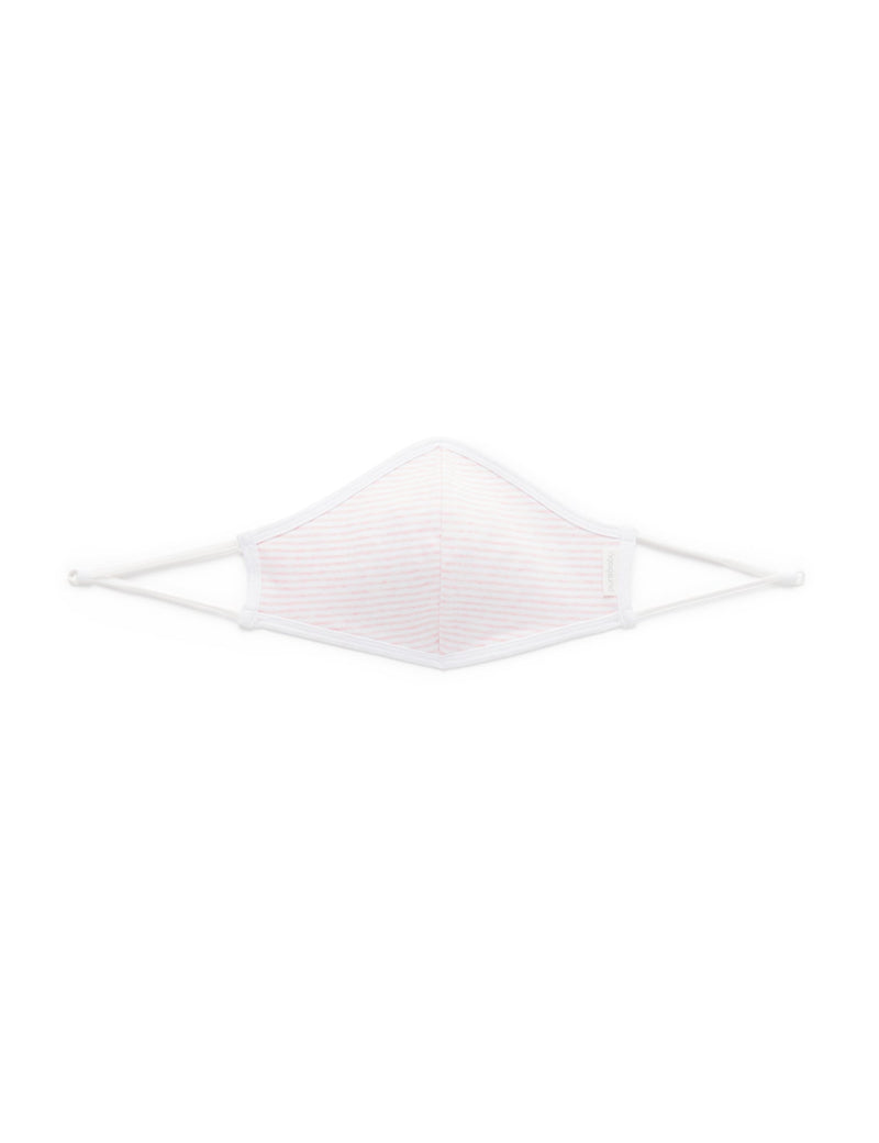 Adult Mask - Pale Pink Melange Stripe