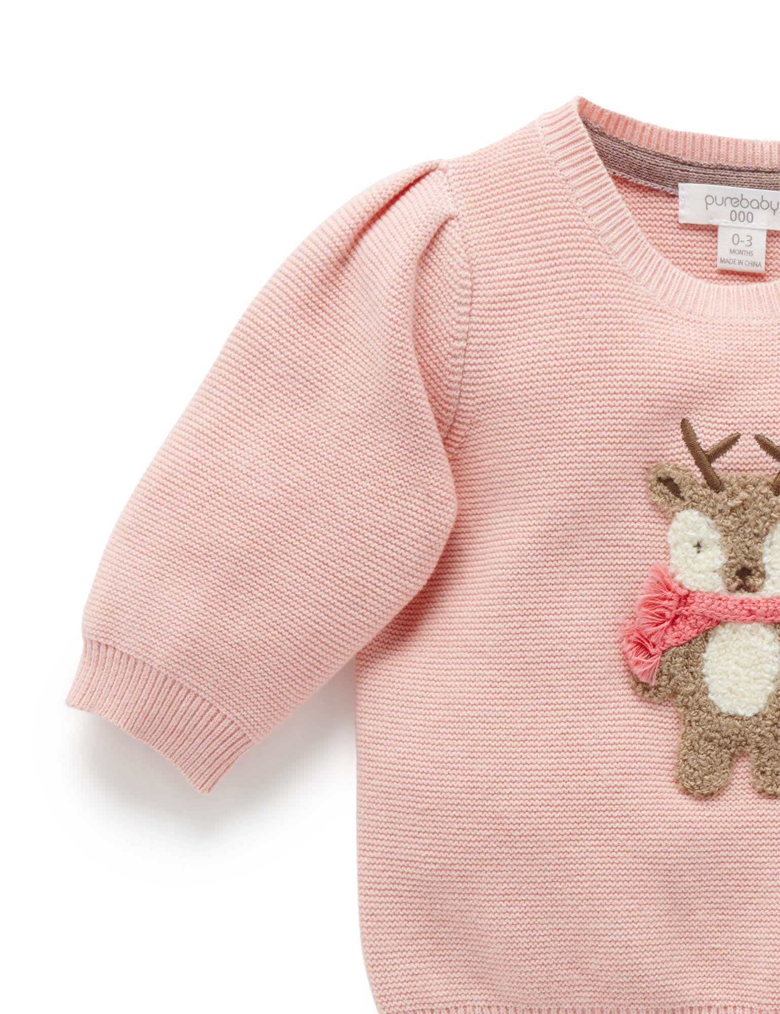 Little Fawn Jumper - Blush Melange