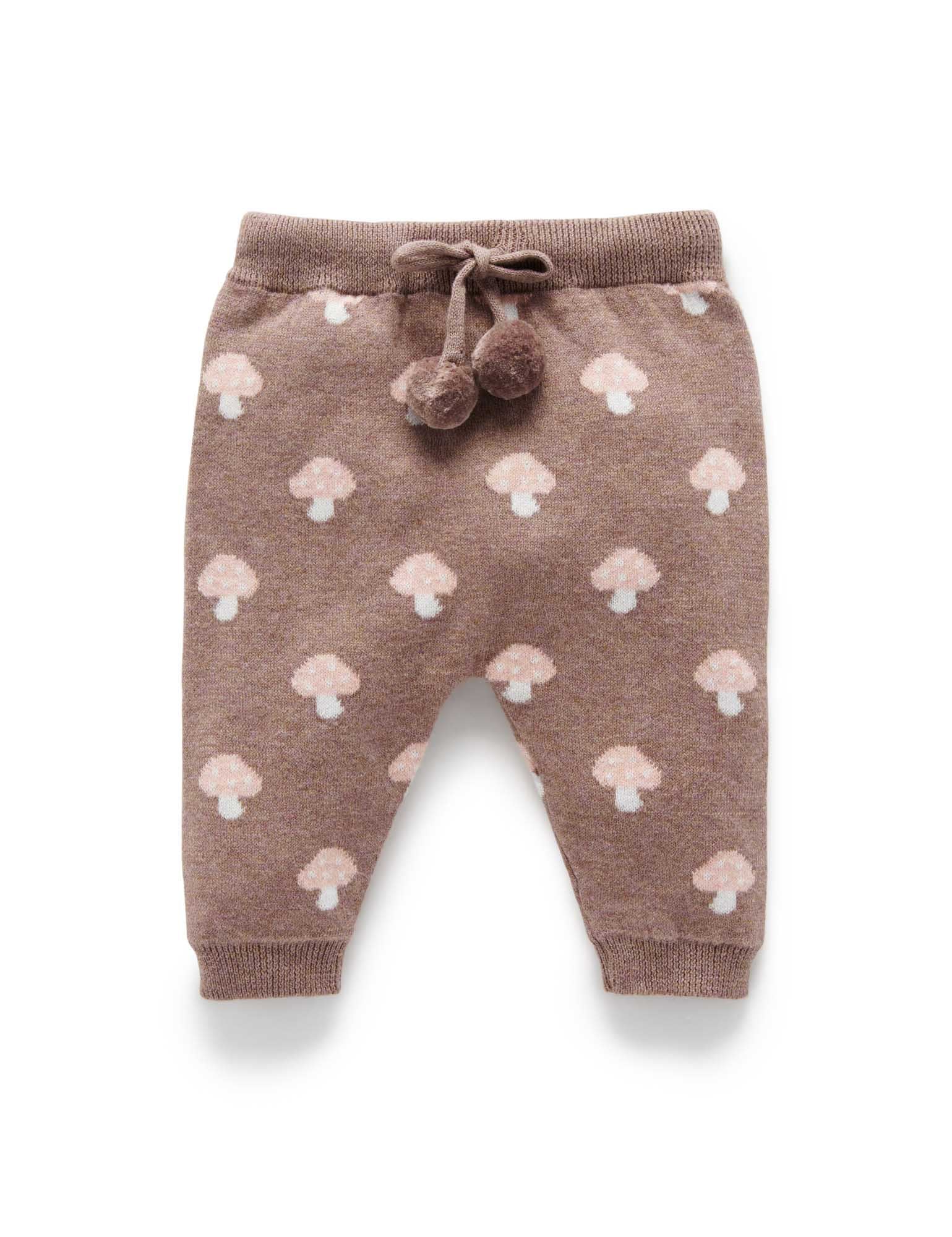 Mushroom Leggings - Mushroom Jacquard