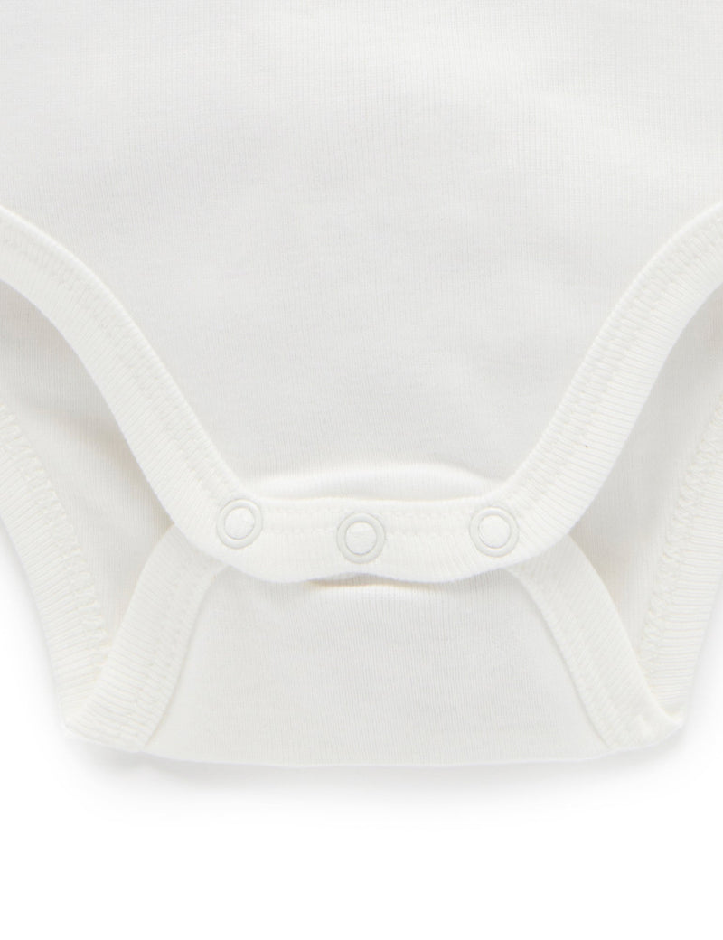 Sydney Print Bodysuit - Vanilla