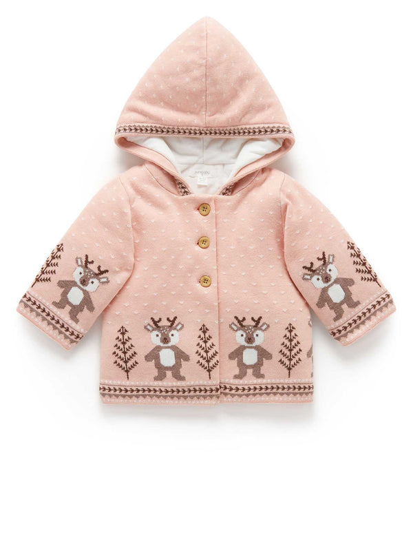Padded Jacket - Little Fawn Fairisle