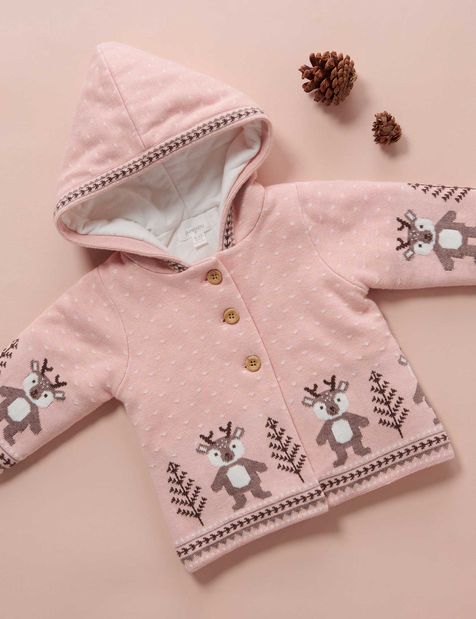 Padded Jacket - Little Fawn Fairisle