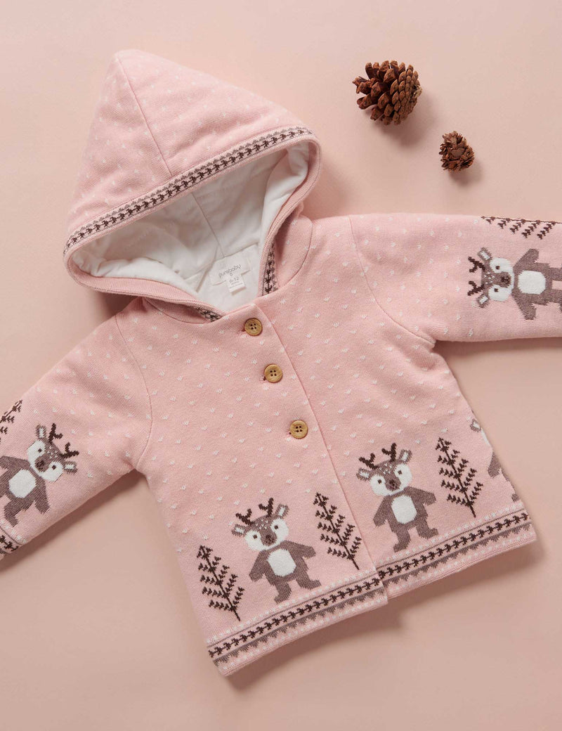 Padded Jacket - Little Fawn Fairisle