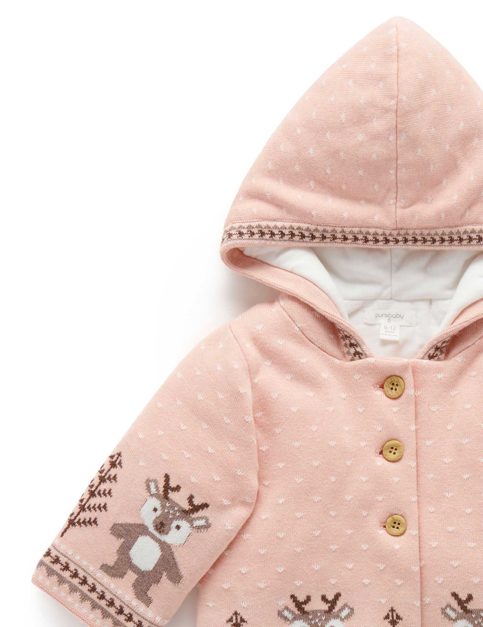 Padded Jacket - Little Fawn Fairisle